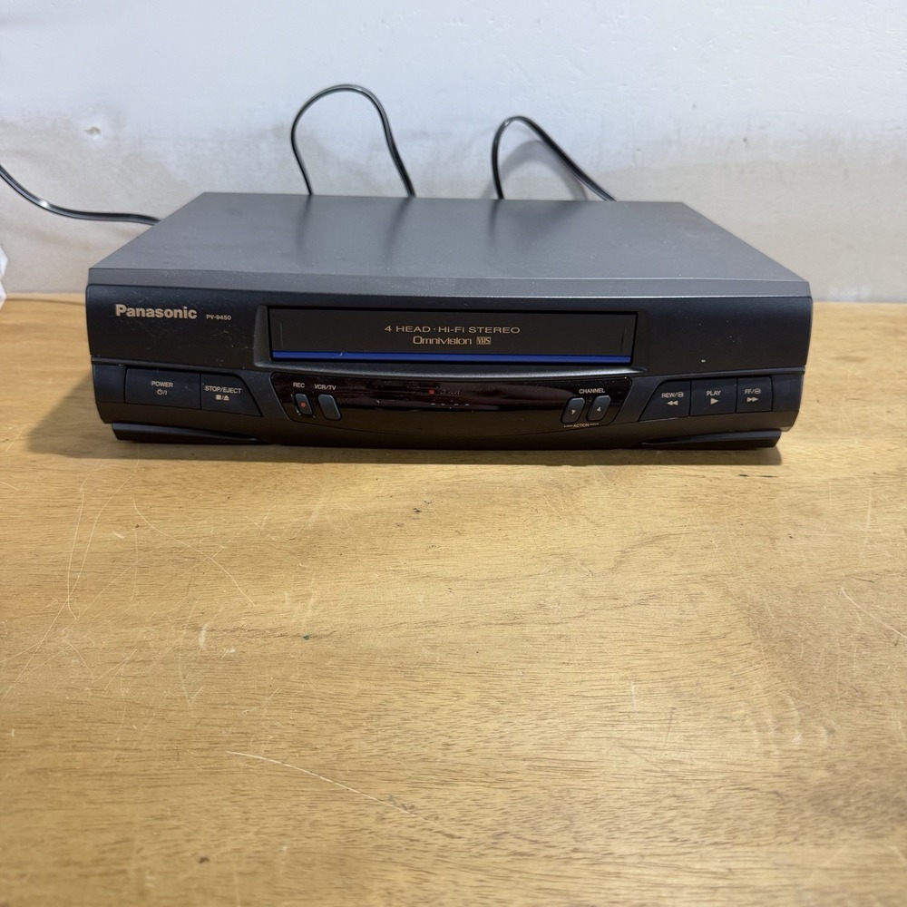 Panasonic Black VCR Player